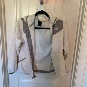 White North Face jacket!